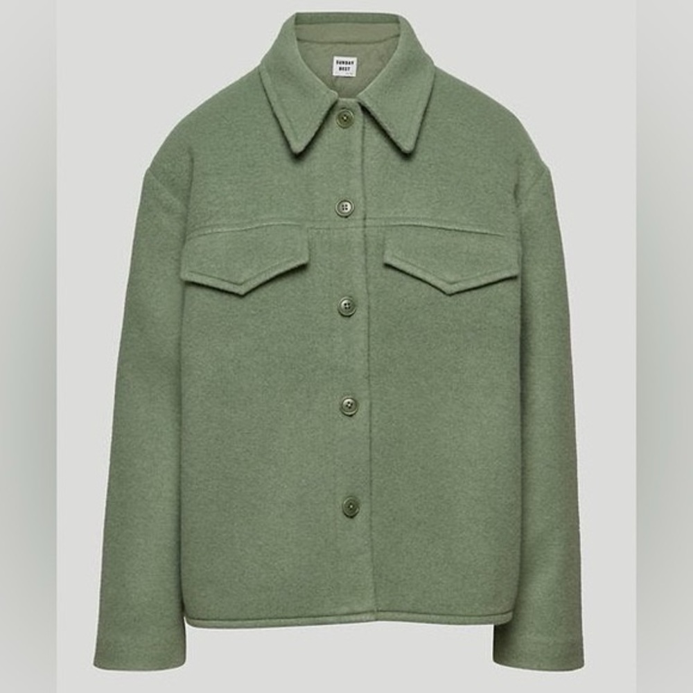 SUNDAY BEST Sage Frost Green Jacket - Picture 2 of 5